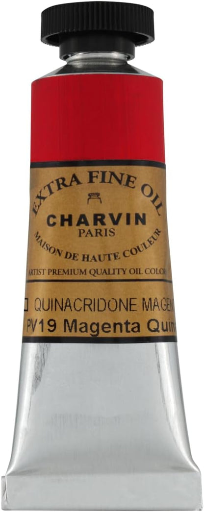 Charvin Extra Fine Oil Paint, Quinacridone Magenta 20 ml - Image 2