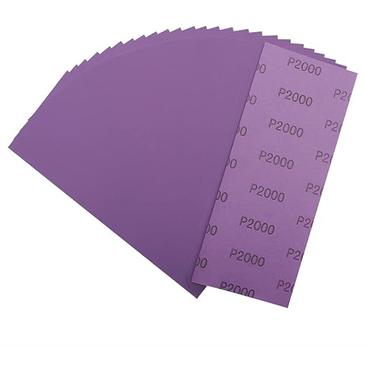 Sandpaper 2000 Grit, Wet Dry Sanding Sheets, High Performance Ceramic Abrasive - Image 2
