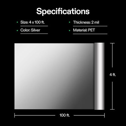 VIVOSUN Highly Reflective Mylar Film Roll 4FT x 100FT - Image 7