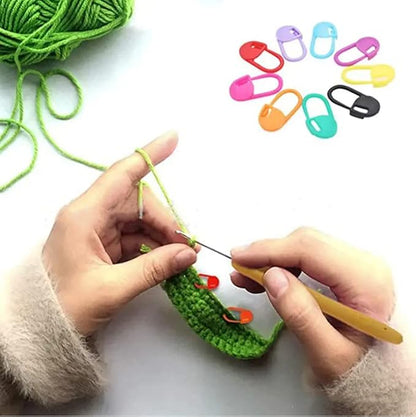 Hayodo Stitch Markers 10 Colors Knitting Crochet Locking 60/160/240Pcs Stitch - Image 3