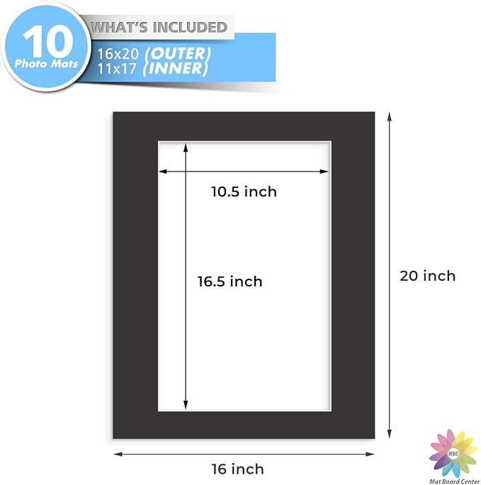 MBC Mat Board Center, 10 Pack 16x20 - Image 3