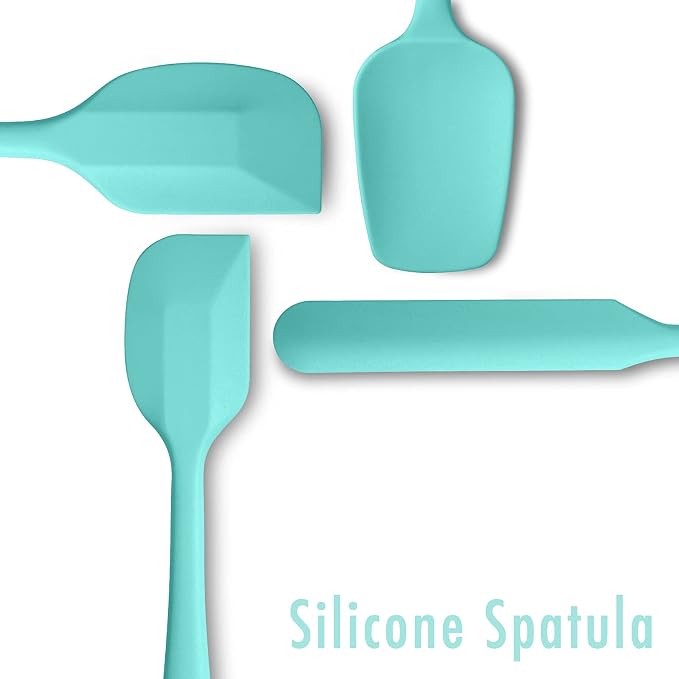 4 Piece Silicone Spatula Set, Flexible Heat Resistant Non-scratch Baking - Image 2