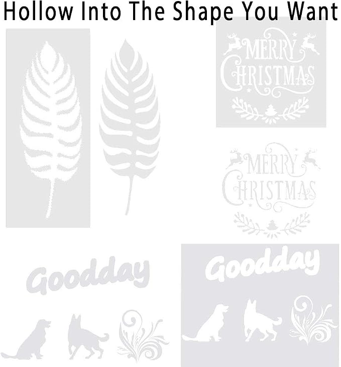 30 Pack 4 Mil Blank Stencil Sheets, 12 x 12inch Clear Mylar Blank Stencils - Image 6