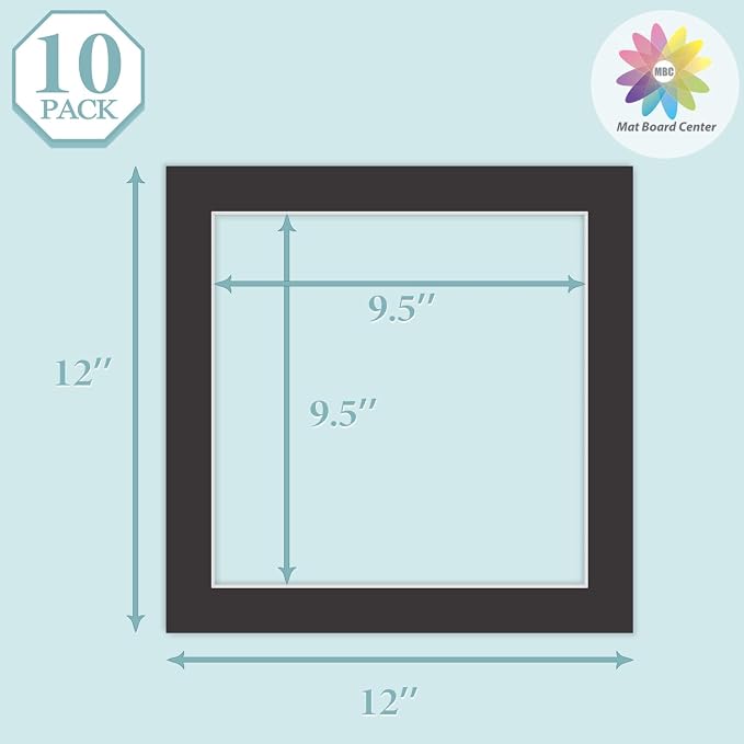 MBC Mat Board Center, 10 Pack 12x12 - Image 3