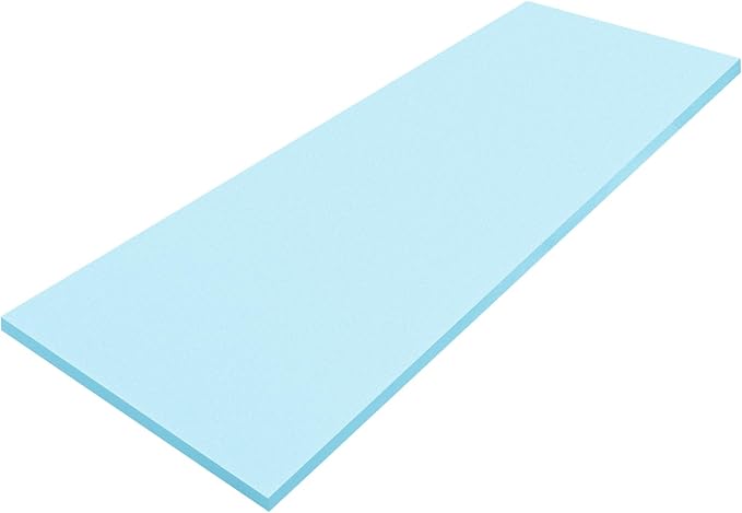 Amylove Polyurethane Foam 24" x 72" High Density Cushion Upholstery Foam Sheet by Amylove