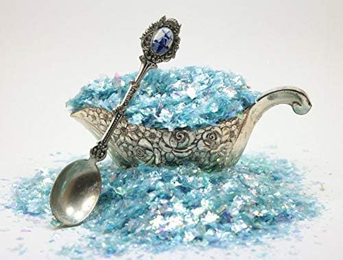 Blue Flitter Iridescent Ice Glitter Flakes - Image 7