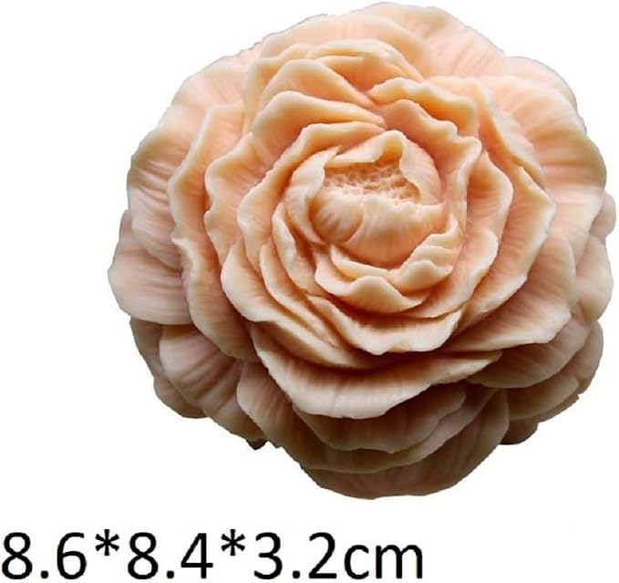 3 inch Peony Flower Handmade Soap Mold Flower Mold Soap Making Molds Peony - Image 2