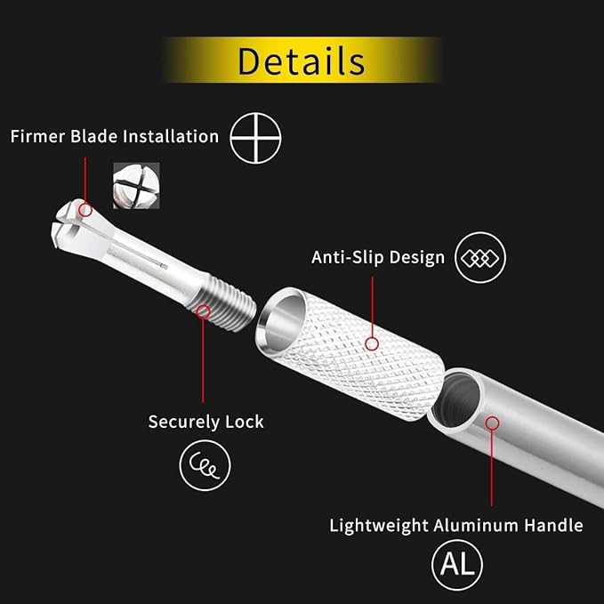 DIYSELF 1 Pcs Craft Hobby Knife Exacto Knife - Image 2