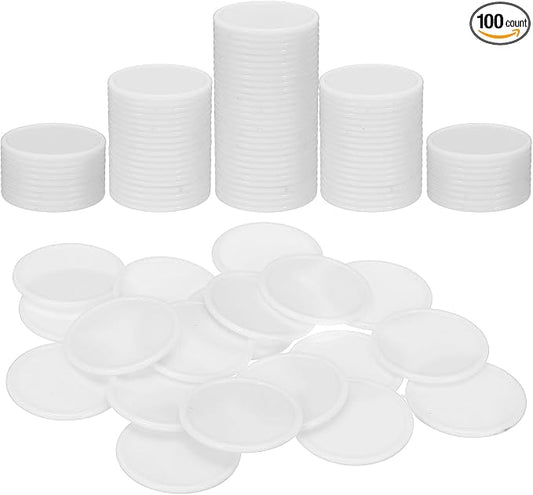 uxcell Plastic Poker Chips, Learning Counters Counting Counters Disks Markers by uxcell