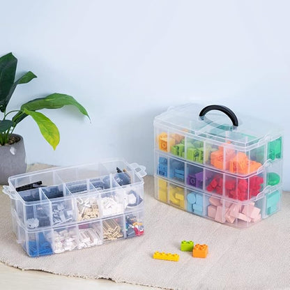 Sooyee 6-Tier Stackable Craft Organizers and Storage Box - Image 3