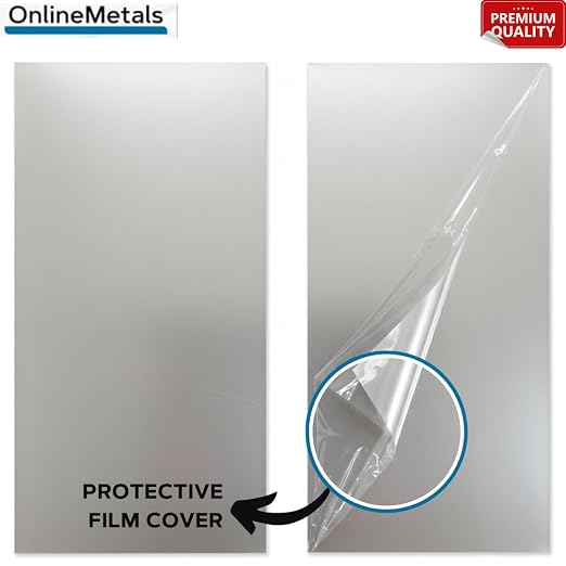 OnlineMetals 6061-T651 Aluminum Sheet – 6" x 12", 1/8" Thick, Milling | Raw - Image 4