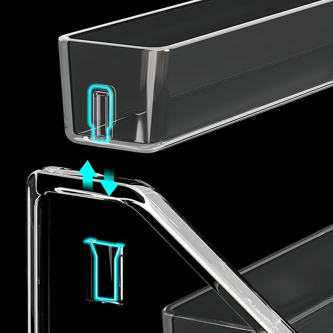 Trading Card Display Stand, 7-Tier Greeting Card Display Stand, 12 in Acrylic - Image 4
