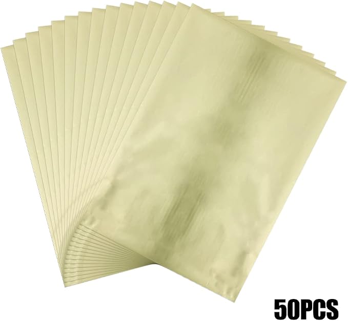 300 Pieces Toner Reactive Foil 6 Assorted Color Foil Paper Sheets - Image 6