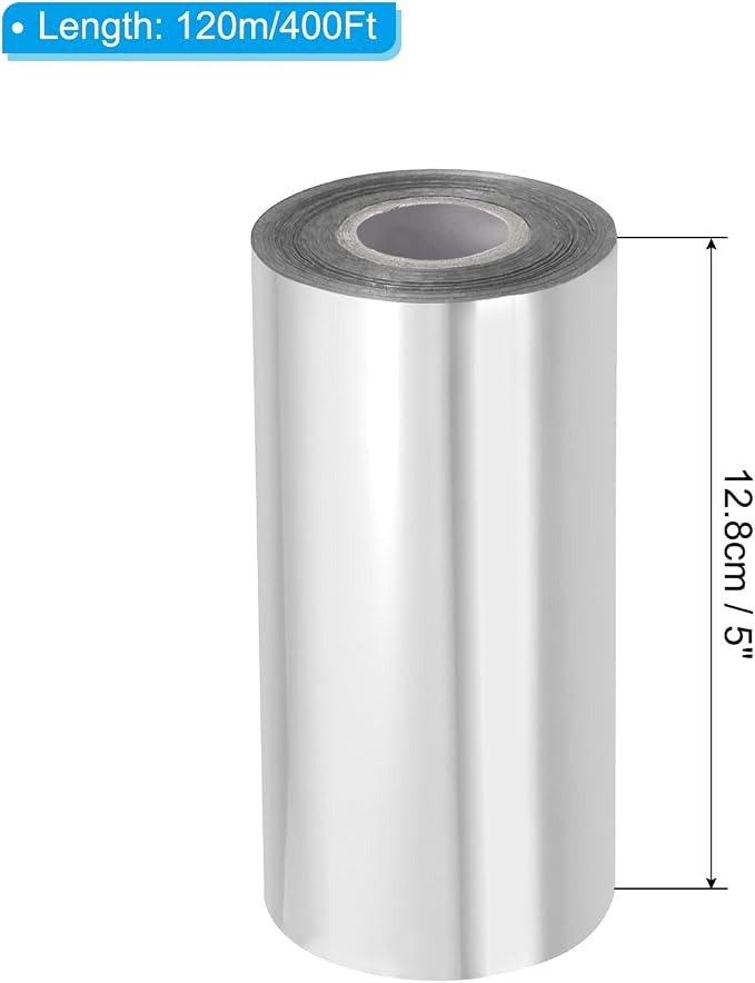 PATIKIL 5"x400Ft Hot Stamping Foil Paper, Heat Transfer Hot Stamping Paper Foil - Image 2