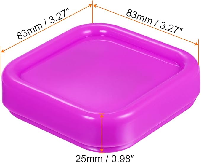HARFINGTON Magnetic Pin Cushion Square Plastic Magnetic Sewing Pin Holder - Image 2
