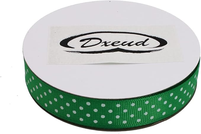 Polka Dot Grosgrain Ribbon 25 Yard Each Roll 100% Polyester - Image 3
