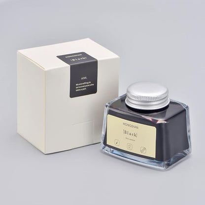 Asvine Hongdian Fountain Pen Bottled Ink Black, 60ml Fountain Pen Bottled Ink - Image 2