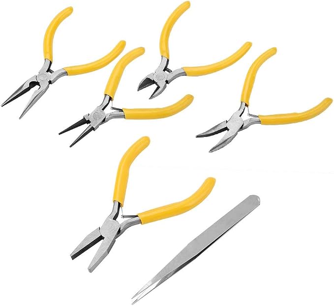 Jewelry Pliers, Bent Nose Pliers, Needle Nose Pliers, Flat Nose Pliers - Image 6