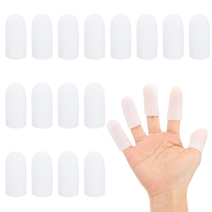 PATIKIL Gel Finger Cots 1.6"x0.79" by PATIKIL