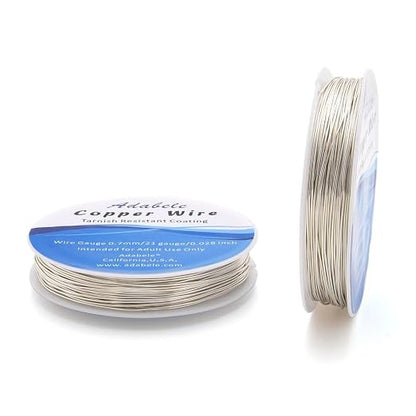 Adabele 82 Feet Premium Tarnish Resistant Round Jewelry Wire Copper Beading by AdabeleLLC