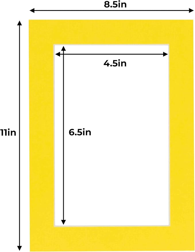 5x7 Mat for 8.5x11 Frame - Image 3