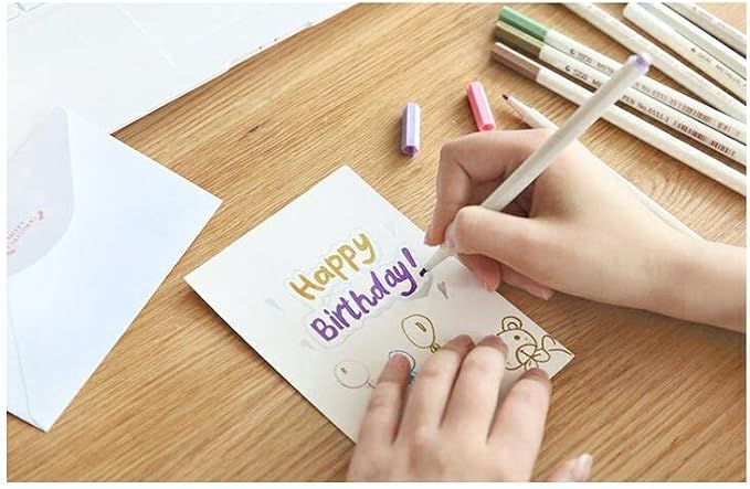 YUANCHENG Metallic Marker Pens, Rock Painting, Easter Egg, Halloween Pumpkin - Image 8