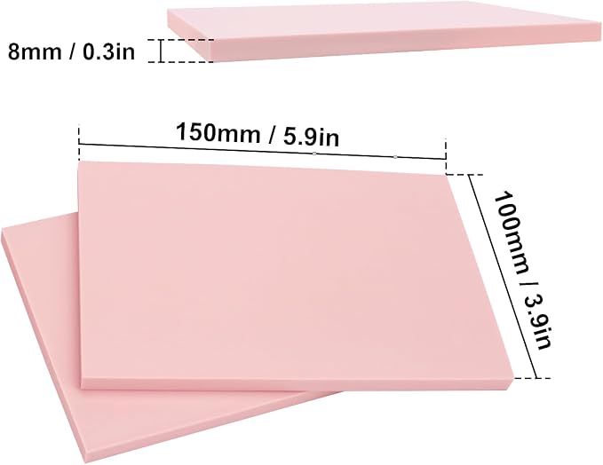 25 Pcs 4"x6" Rubber Linoleum Stamp Carving Blocks - Image 2