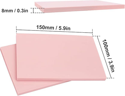 25 Pcs 4"x6" Rubber Linoleum Stamp Carving Blocks - Image 2