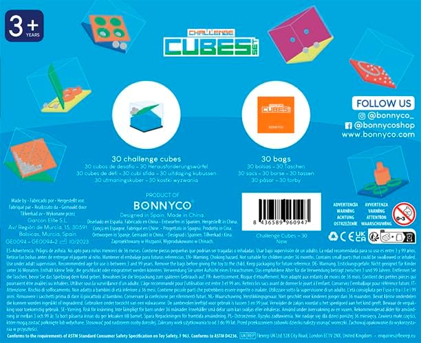 BONNYCO Brain Teaser Puzzles Cubes Kids Party Favors Pack 30 Pinata Goodie Bags - Image 10