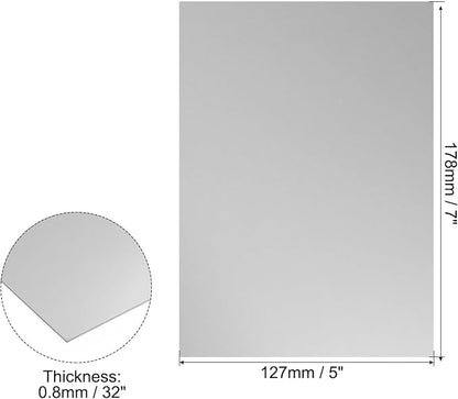 PATIKIL 7x5x1/32inch Anodized Aluminum Sheet - Image 2