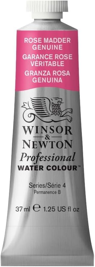 Winsor & Newton Professional Water Colour Paint, 1.25-oz Tube, Rose Madder by WinsorNewton