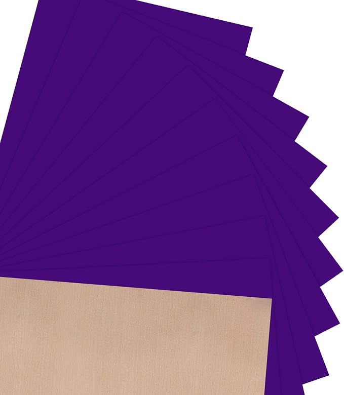 JANDJPACKAGING Purple Heat Transfer Vinyl HTV by JANDJPACKAGING
