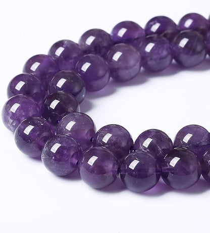 180PCS 4mm Natural Amethyst AAAAA Purple Crystal Quartz Beads Gemstones Round - Image 4