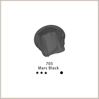 Artecho Mars Black Acrylic Paint Tubes, Art Craft Paints - Image 2