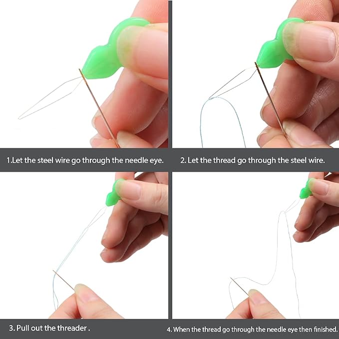 Eketirry Plastic Needle threaders, Knitting Craft, DIY Art, Color Random - Image 4