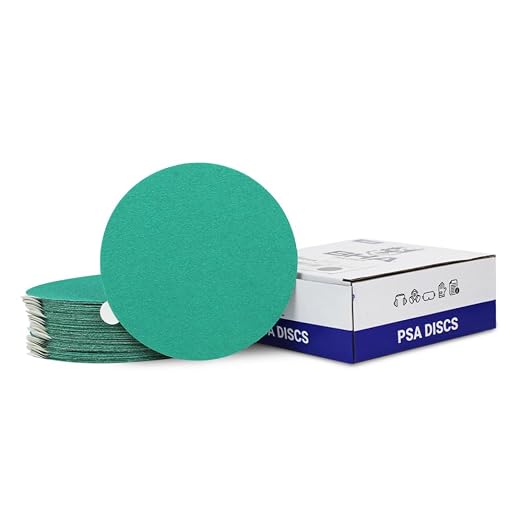 BHA 5” Green Film PSA Self Adhesive Sanding Discs by BHA-BlackHawkAbrasives