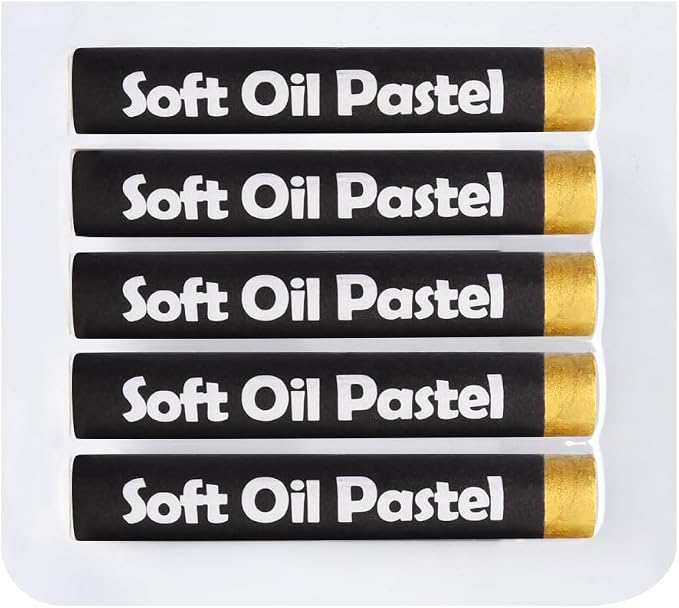 Mifuner Soft Oil Pastels Set, Single Colors Heavy Oil Pastels Vibrant and Creamy by Mifuner