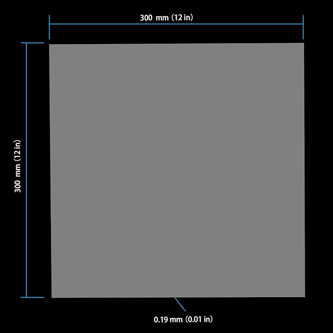 HOIGON 50 PCS 7.4 Mil Mylar Stencil Sheets, 12 x 12 Inch Blank Clear Stencil - Image 2