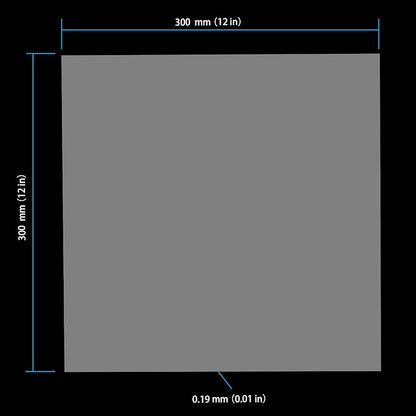 HOIGON 50 PCS 7.4 Mil Mylar Stencil Sheets, 12 x 12 Inch Blank Clear Stencil - Image 2