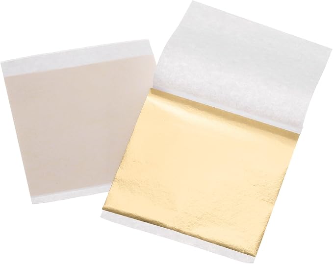 uxcell 100pcs Leaf Sheets, 3.5" x 3.5" Foil Sheets Paper Sheets by uxcell