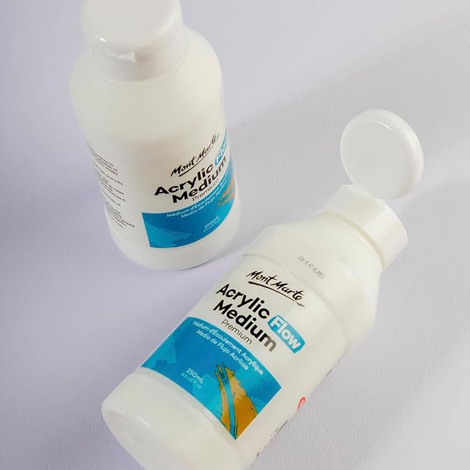 Mont Marte Premium Acrylic Flow Medium 8.45oz - Image 3