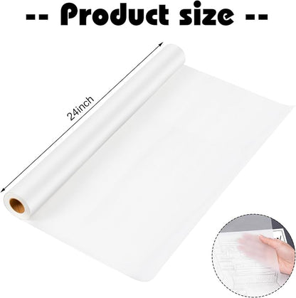 Tracing Paper Roll 24 Inch x 30 Yards White Pattern Paper Translucent Trace - Image 2