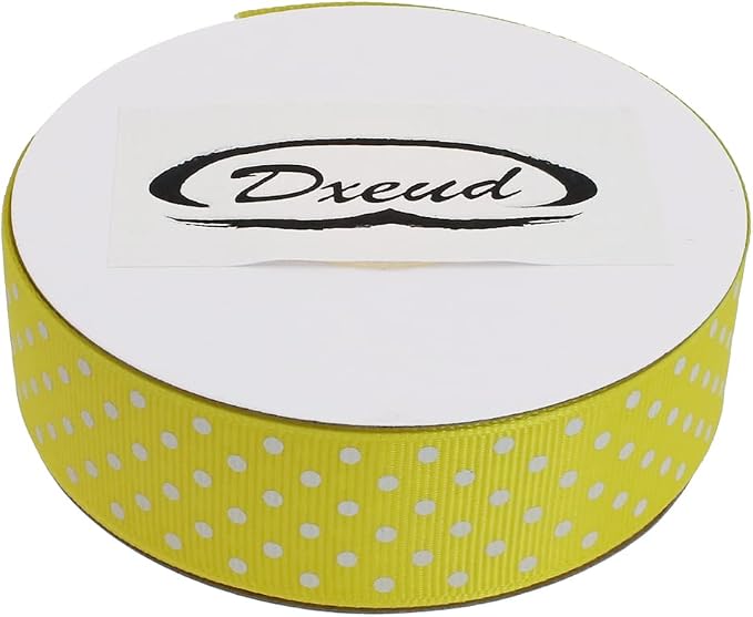 Polka Dot Grosgrain Ribbon 25 Yard Each Roll 100% Polyester - Image 3