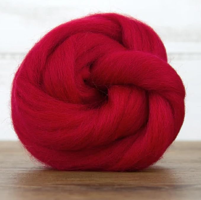 Revolution Fibers Dyed Corriedale Wool | 8 Ounces of Premium Combed Wool Top | - Image 4
