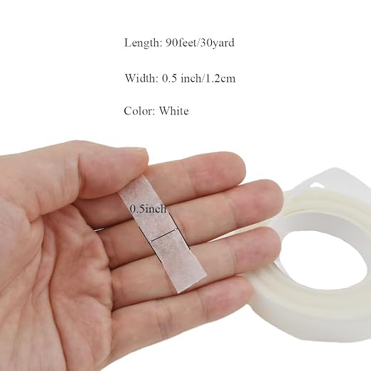 HAHIYO White 3Rolls 0.5Inch Wide Floral Tape - Image 2