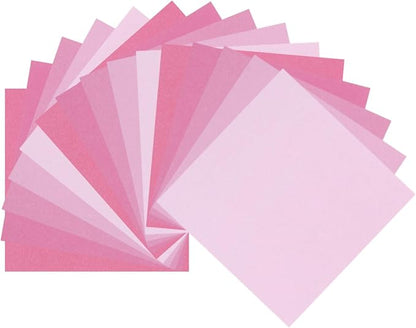 DMiotech 50 Sheets 7.9x7.9 Inch Origami Paper Large, 7 Colors Pink Square by DMiotech
