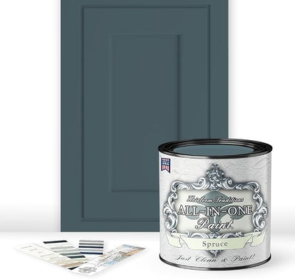 ALL-IN-ONE Paint, Durable cabinet and furniture paint. Built in primer and top by HeirloomTraditionsPaint