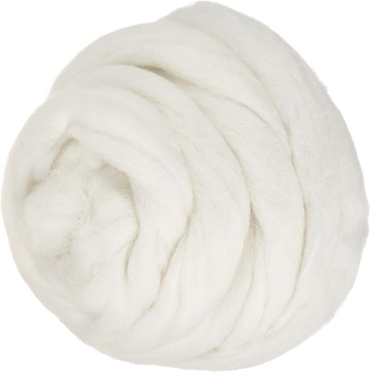 PATIKIL Wool Roving Yarn, 150G/5.3OZ Soft Felting Wool Pure Chunky Roving Yarn by PATIKIL