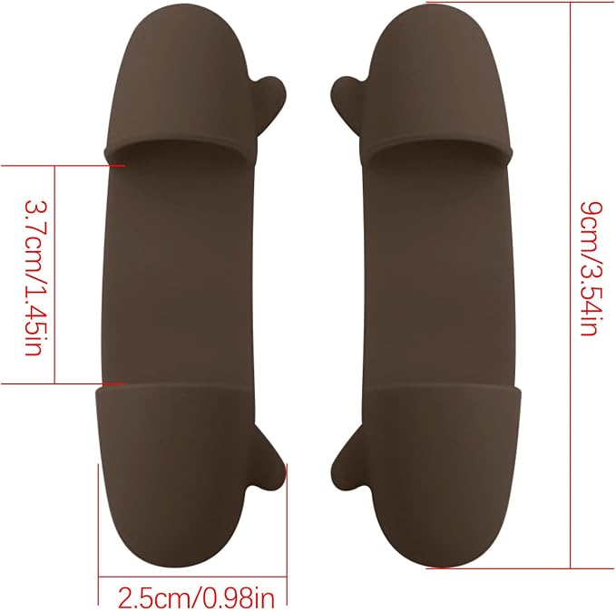 1 Pair Mini Silicone Finger Clip, Professional High Heat Resistant Finger - Image 3