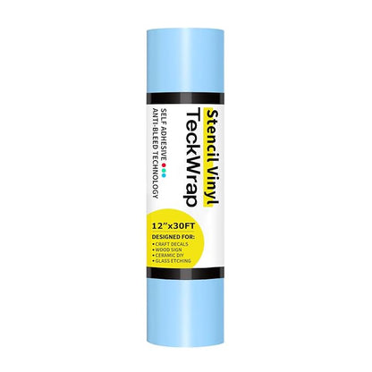 TECKWRAP Blue Stencil Vinyl by TECKWRAP